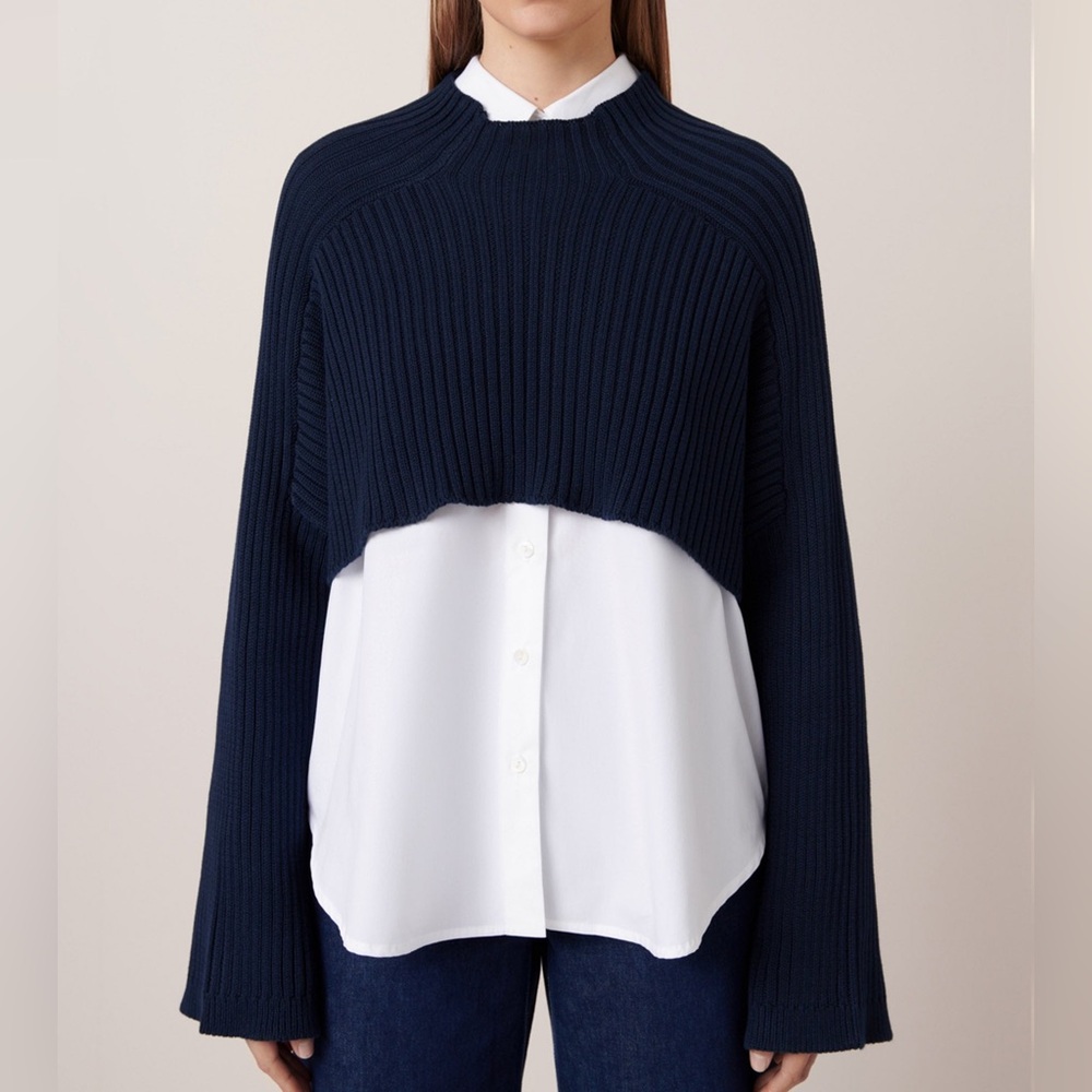 Kowtow Reed Sweater in Indigo